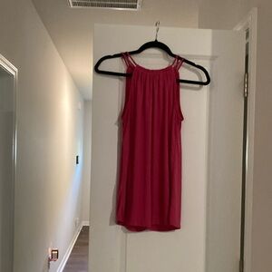 Green Envelope Women's Pink Sleeveless Top size Small
